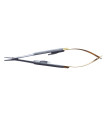 PORTE AIGUILLE CASTROVIEJO 15CM MANCHE ARRONDI MORS DROIT TUNGSTEN