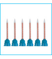 EMBOUTS MELANGEURS BLEU SPIRALE ORANGE