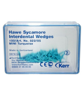  COINS INTERDENTAIRES TURQUOISE (x100) de  KERR  à  15,80 € TTC