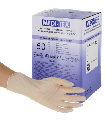  GANTS DE CHIRURGIE STERILES S/P de  MEDISTOCK  à  43,80 € TTC