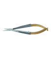 CISEAUX DE CASTROVIEJO DROITS - MORS TUNGSTEN - 11,8CM